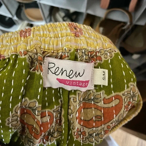 Renew Vintage Kantha Lounge pants size S/M - Picture 3 of 7
